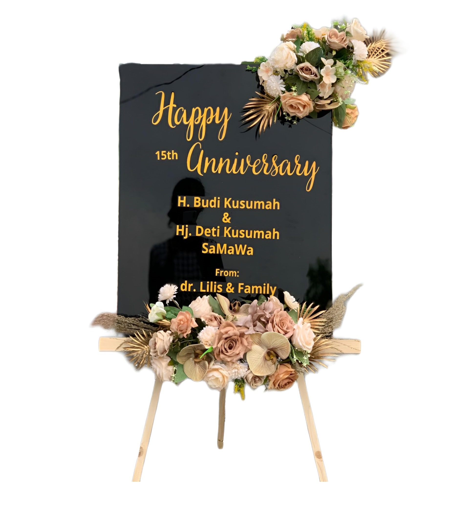 Papan Bunga Akrilik Pulau Dullah Utara